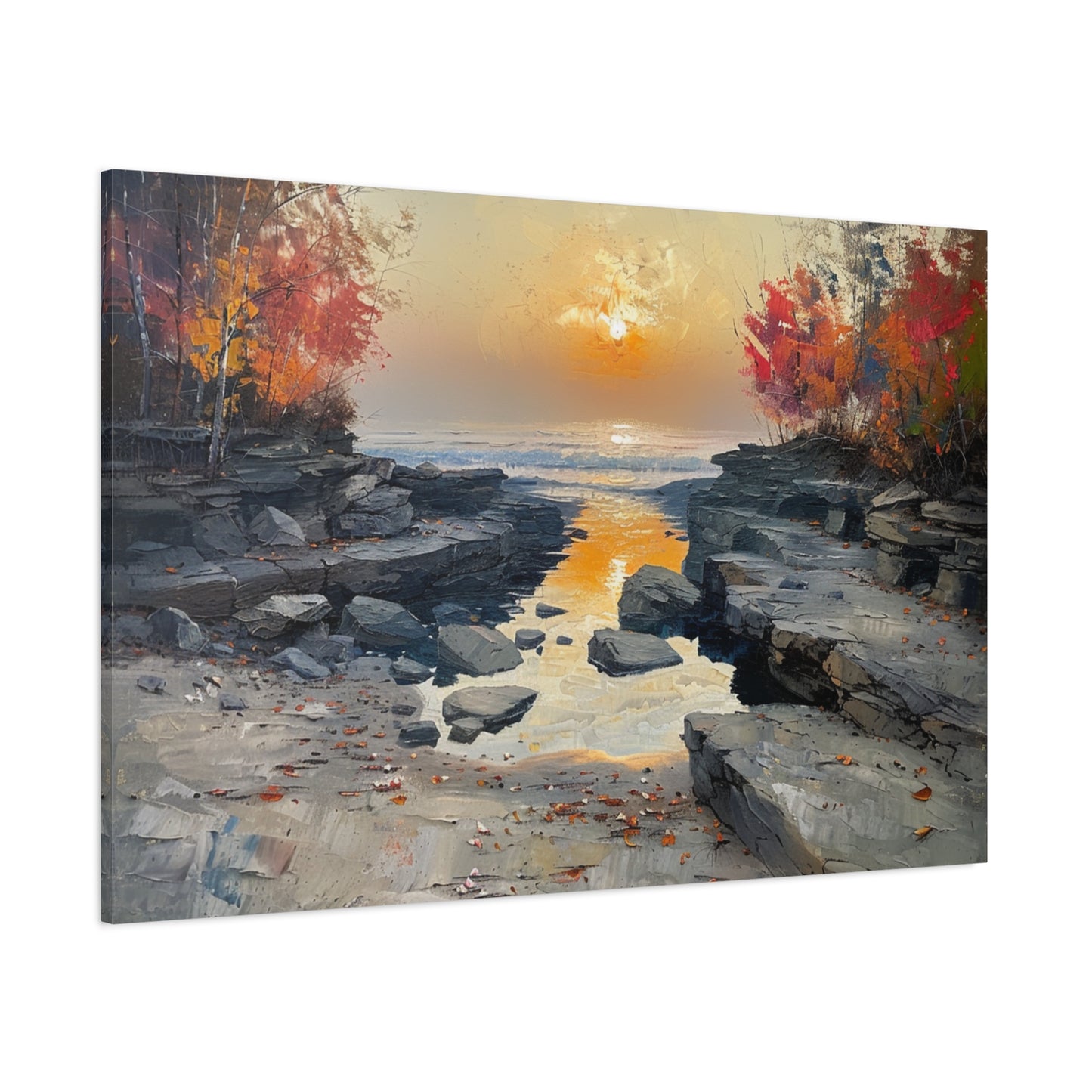 Autumn Sunrise Matte Canvas, Stretched, 1.25"