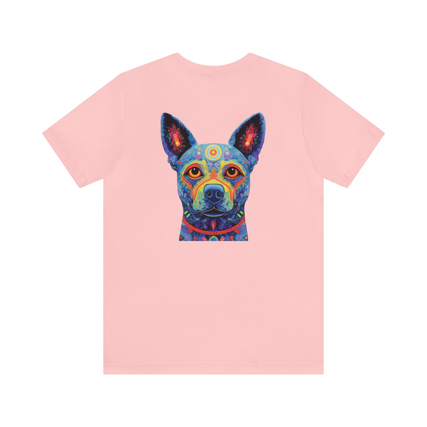 Psychedelic Dog Back Unisex Jersey Short Sleeve Tee