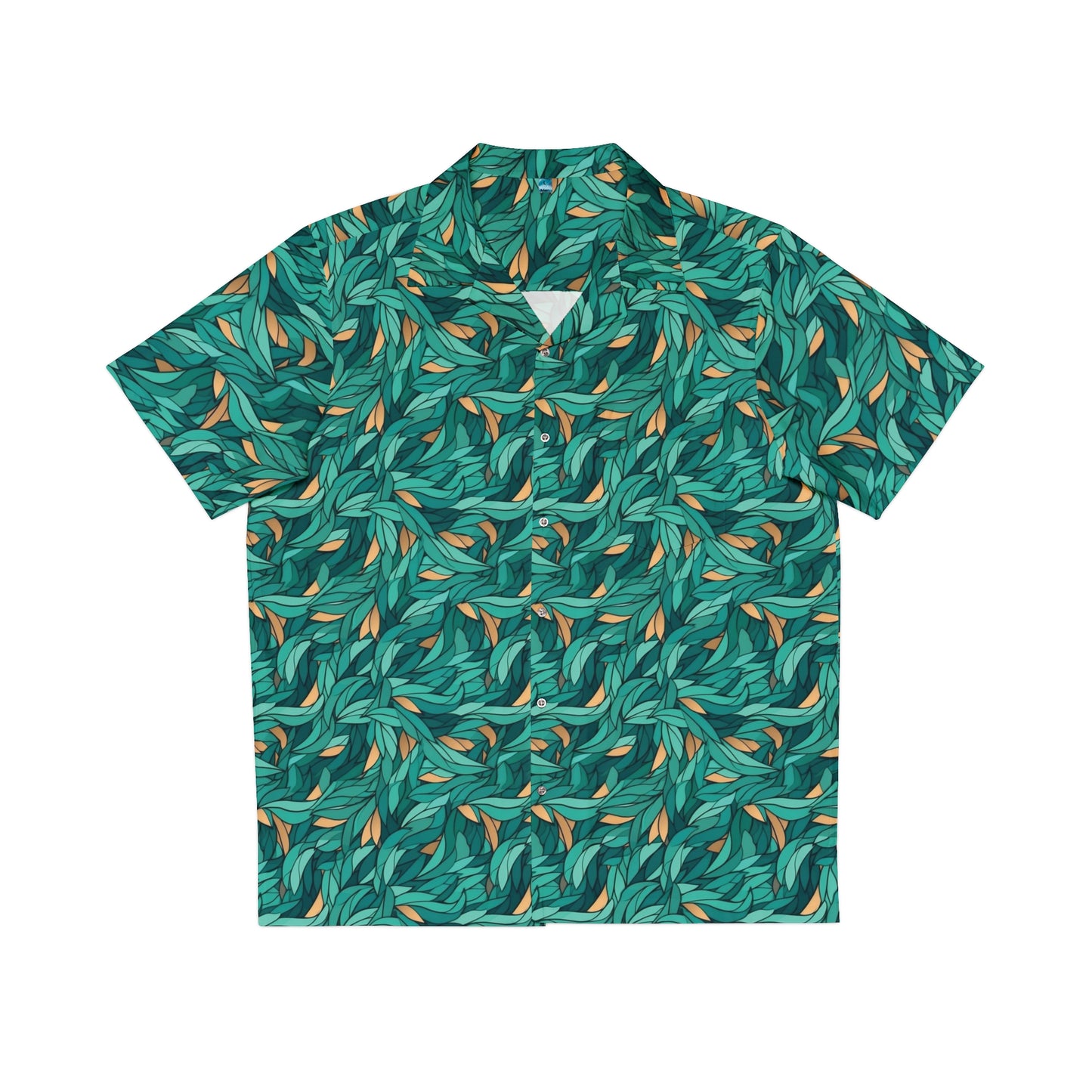 Kelp Swirls Men's Hawaiian Shirt (AOP)