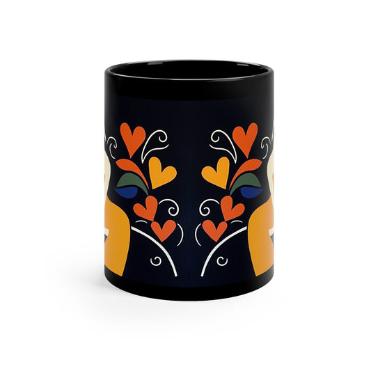 Ma Tease 11oz Black Mug