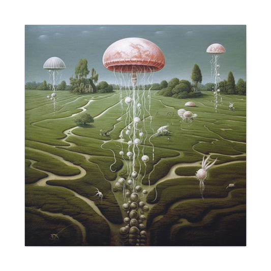 Jelly Fish Crops Canvas Gallery Wraps