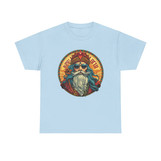 Da Vinci Hippy Front Unisex Heavy Cotton Tee