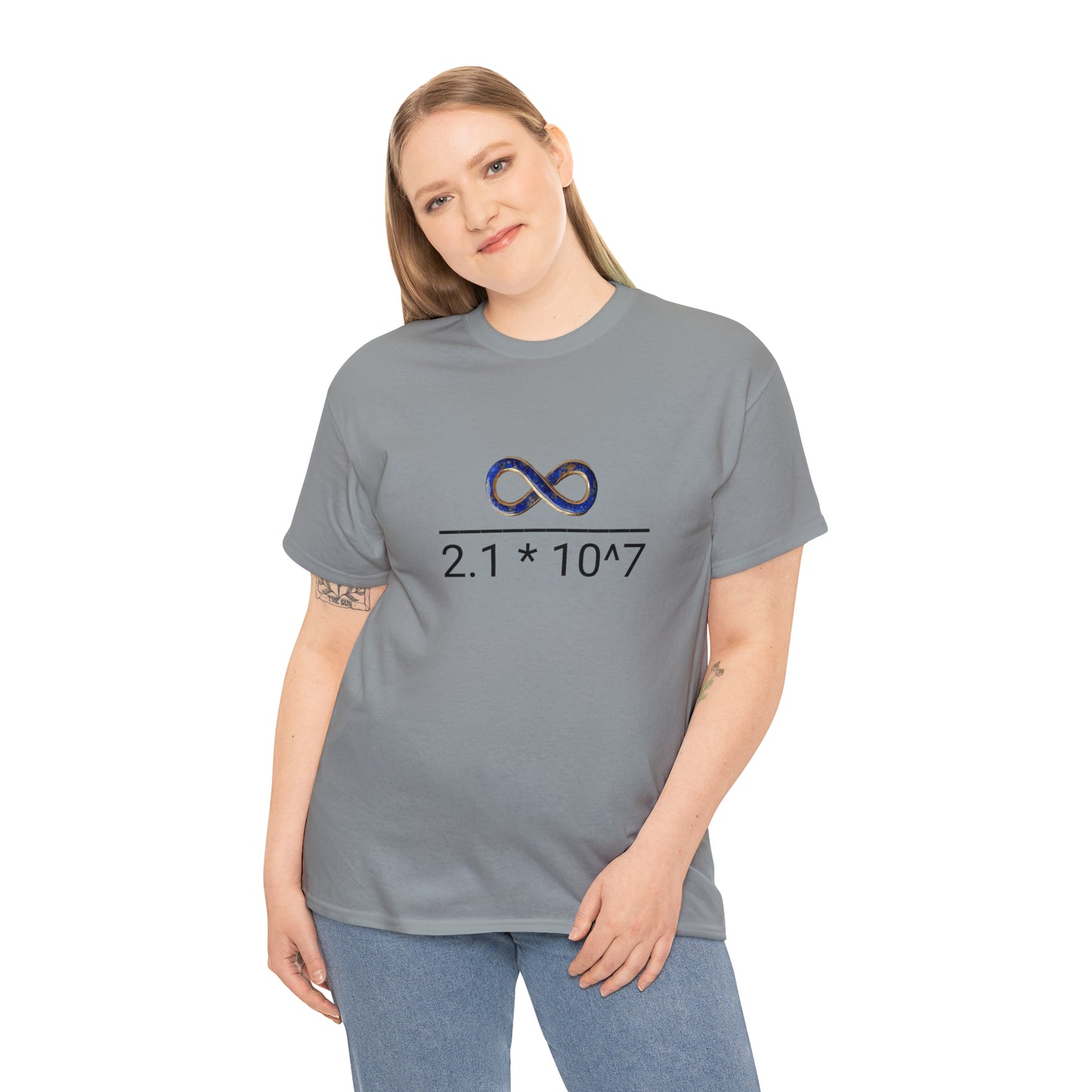 Pricing the Universe in Bitcoin Unisex Heavy Cotton Tee