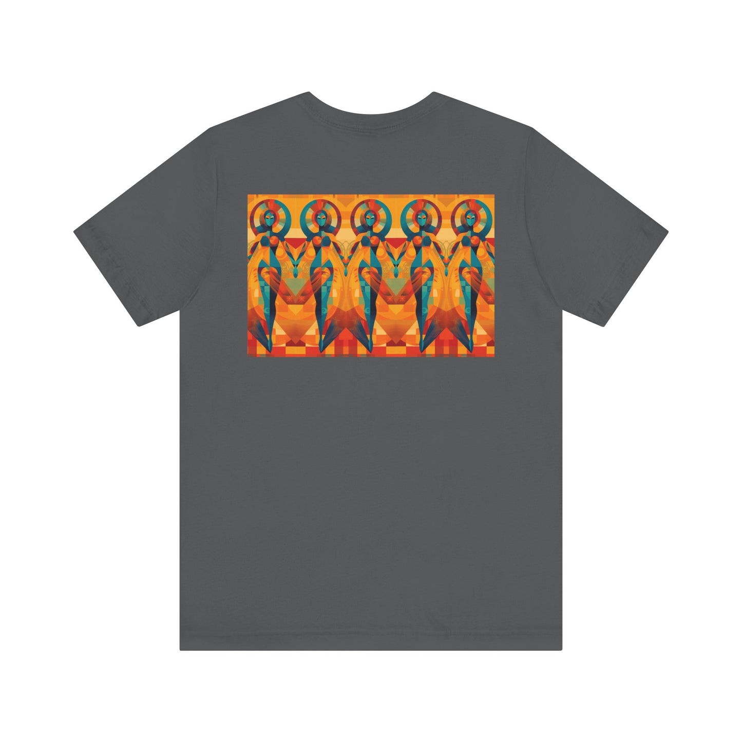 Tantric Cubists Back Unisex Jersey Short Sleeve Tee