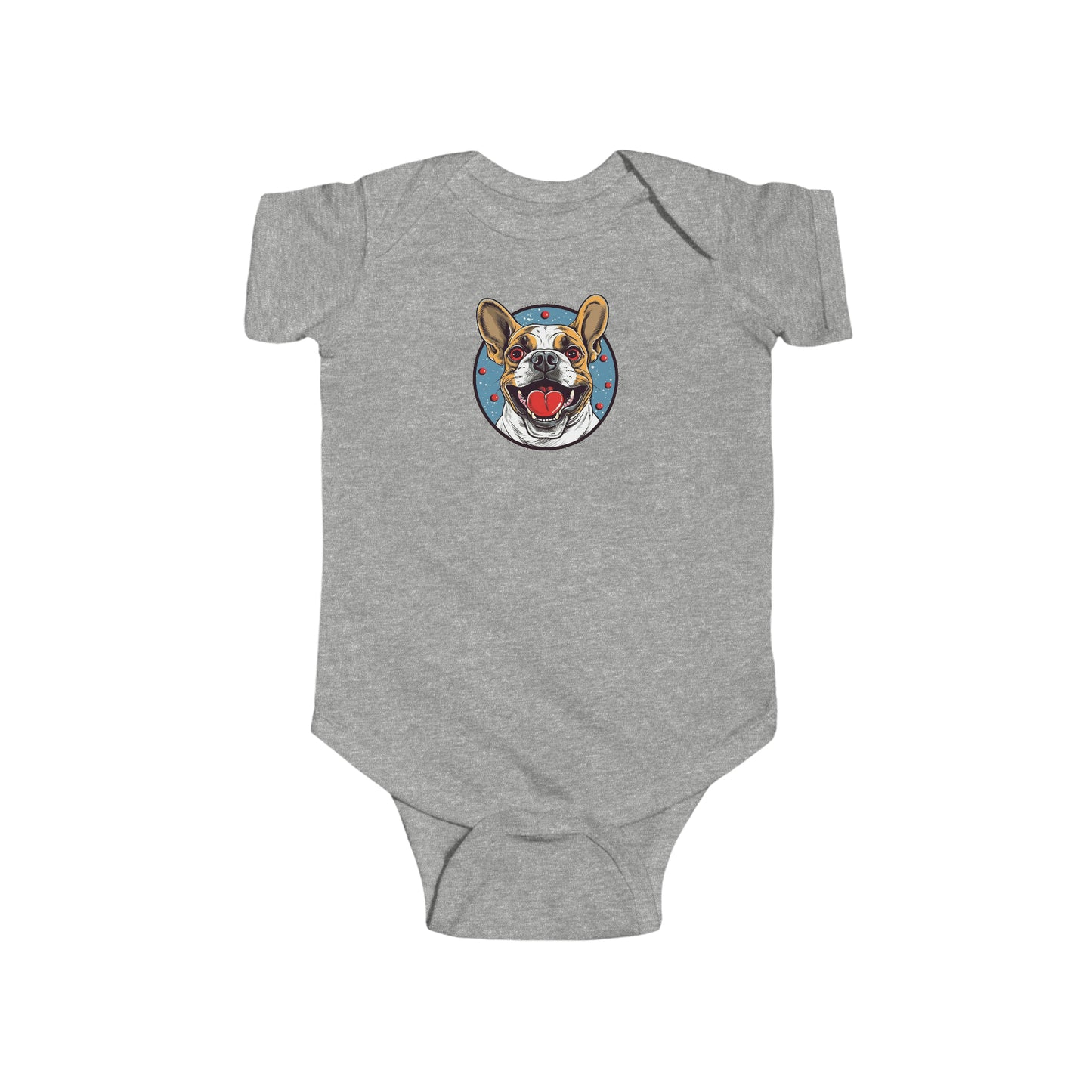 French Bulldog Infant Fine Jersey Bodysuit