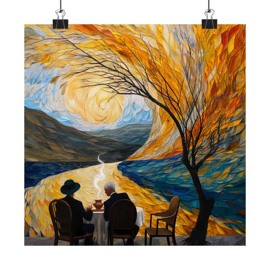 Tea For Three Matte Poster