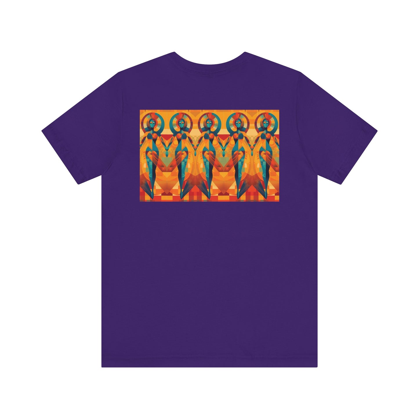 Tantric Cubists Back Unisex Jersey Short Sleeve Tee