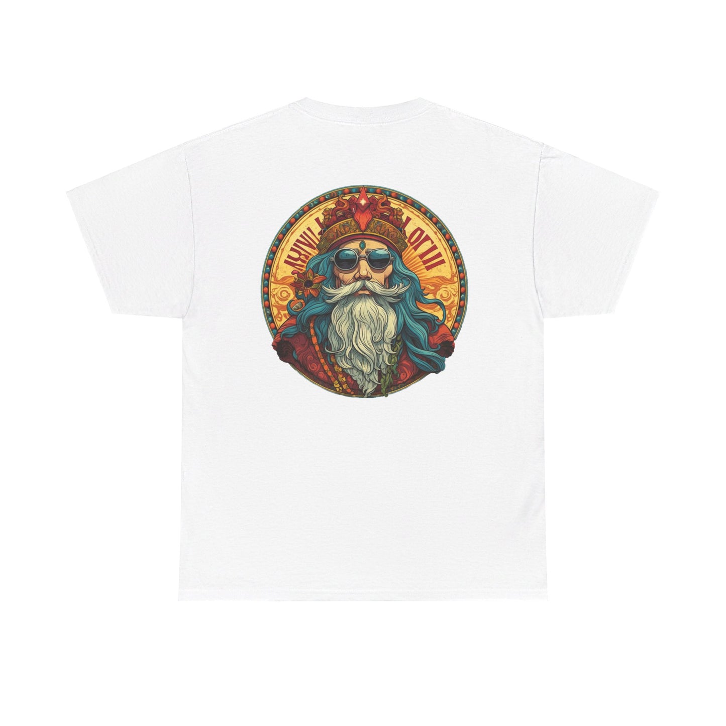 Da Vinci Hippy Back Unisex Heavy Cotton Tee