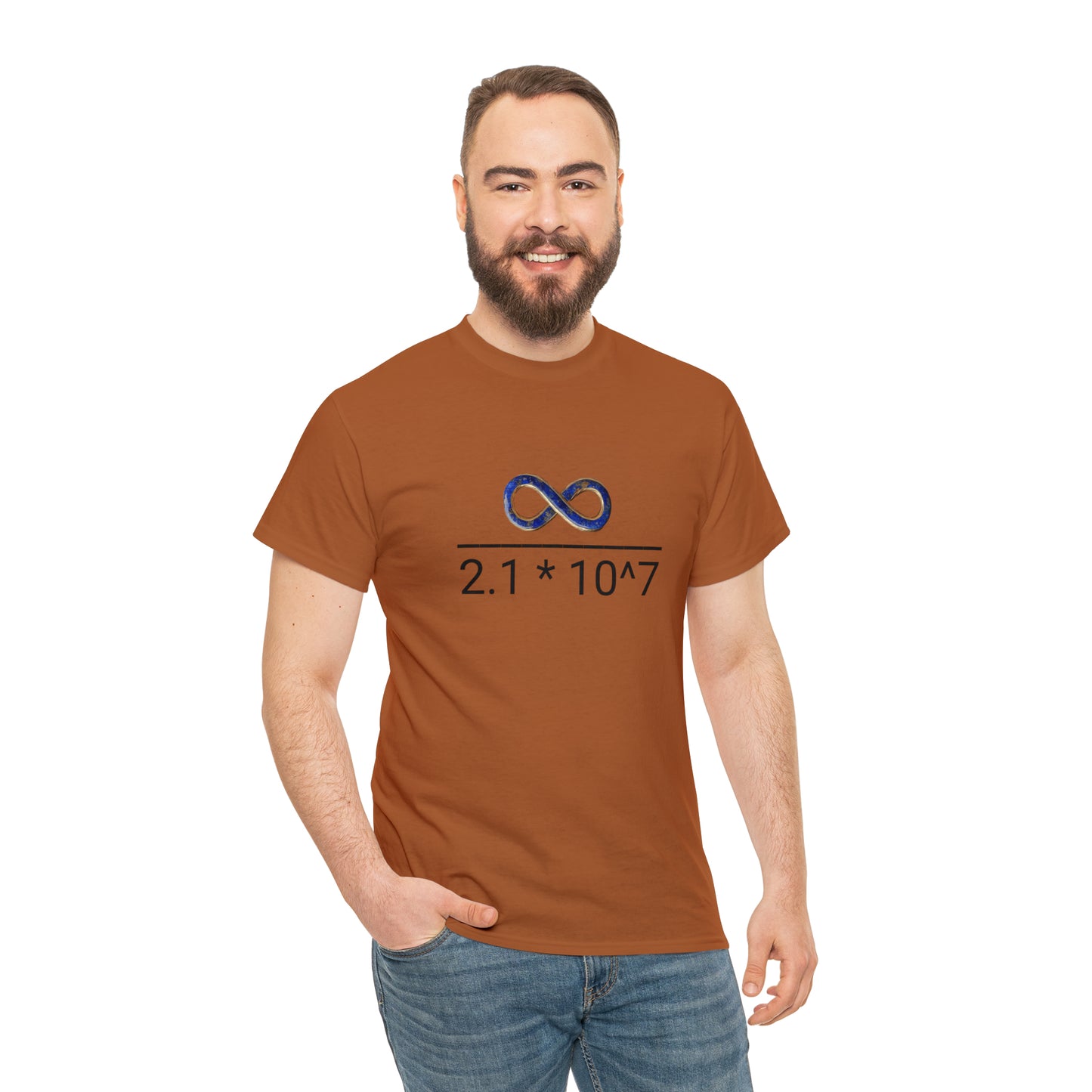 Pricing the Universe in Bitcoin Unisex Heavy Cotton Tee