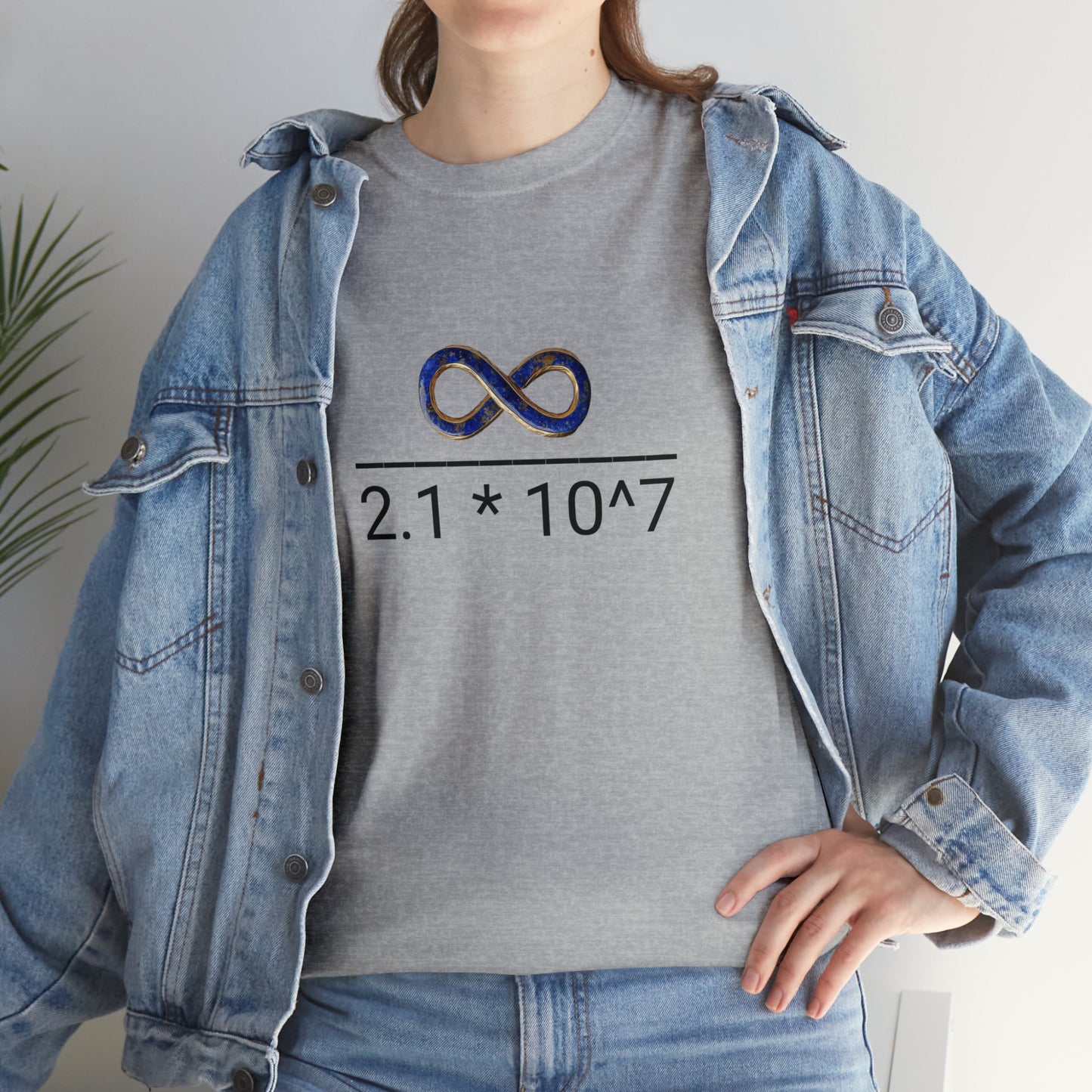 Pricing the Universe in Bitcoin Unisex Heavy Cotton Tee