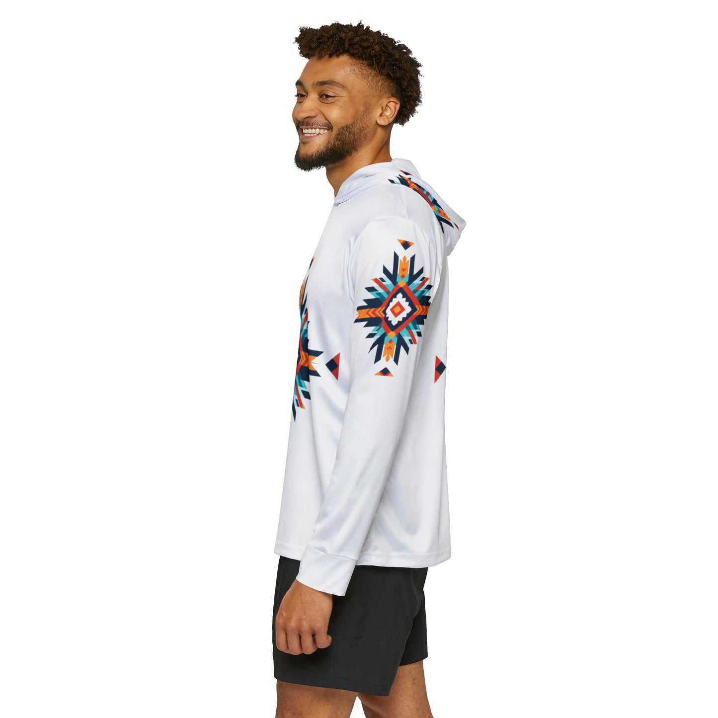 Navajo Men's Sports Warmup Hoodie (AOP)