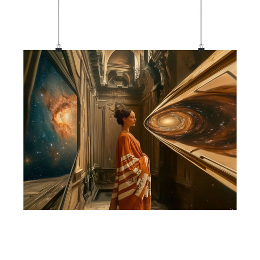 Gestating Galaxy Matte Poster