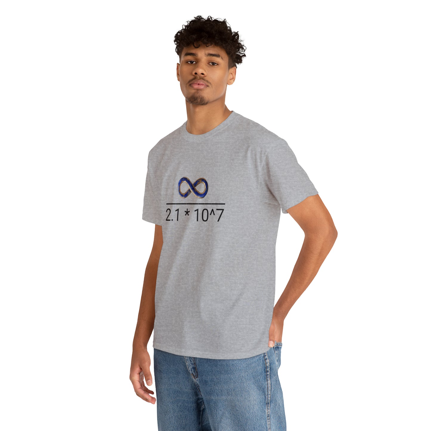 Pricing the Universe in Bitcoin Unisex Heavy Cotton Tee