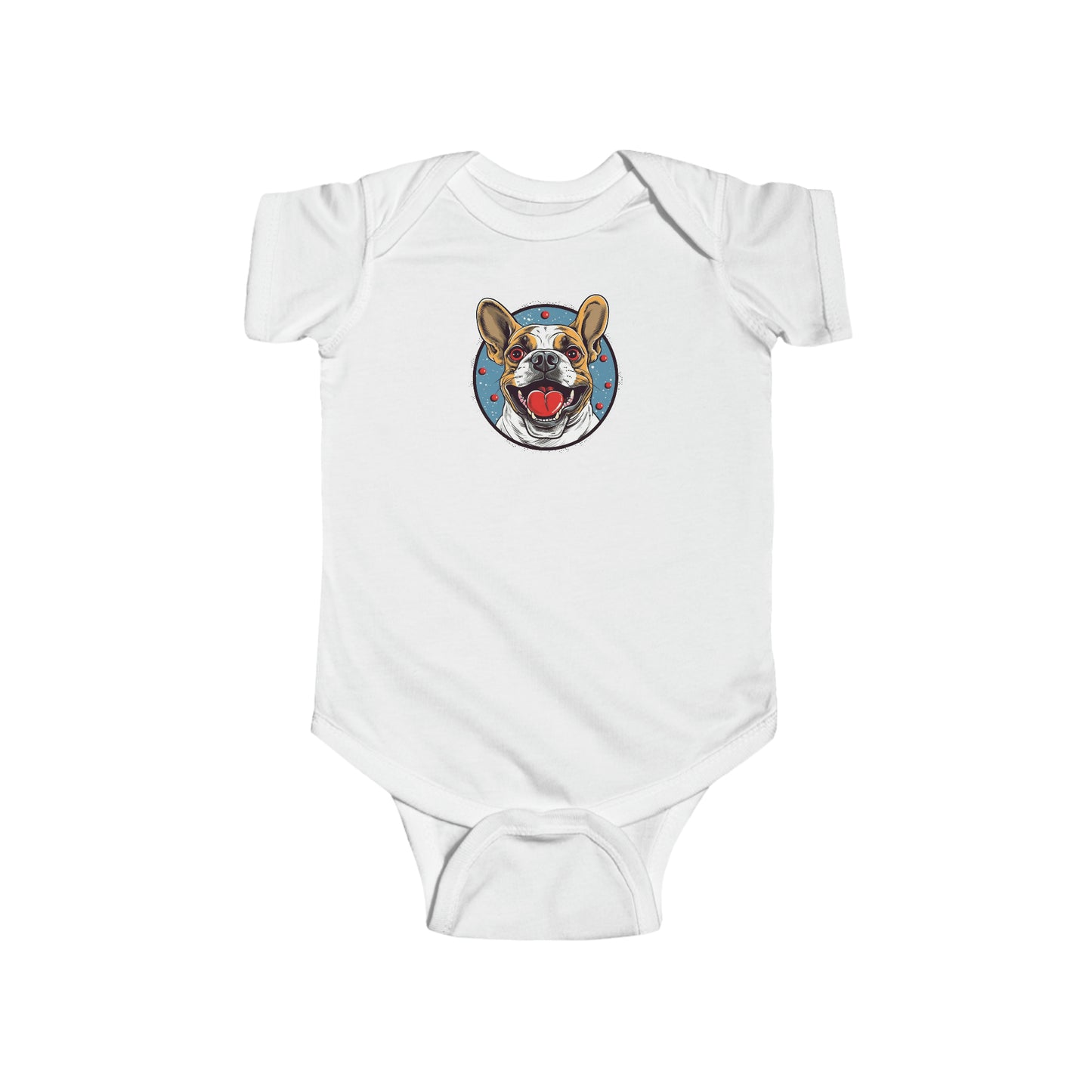 French Bulldog Infant Fine Jersey Bodysuit