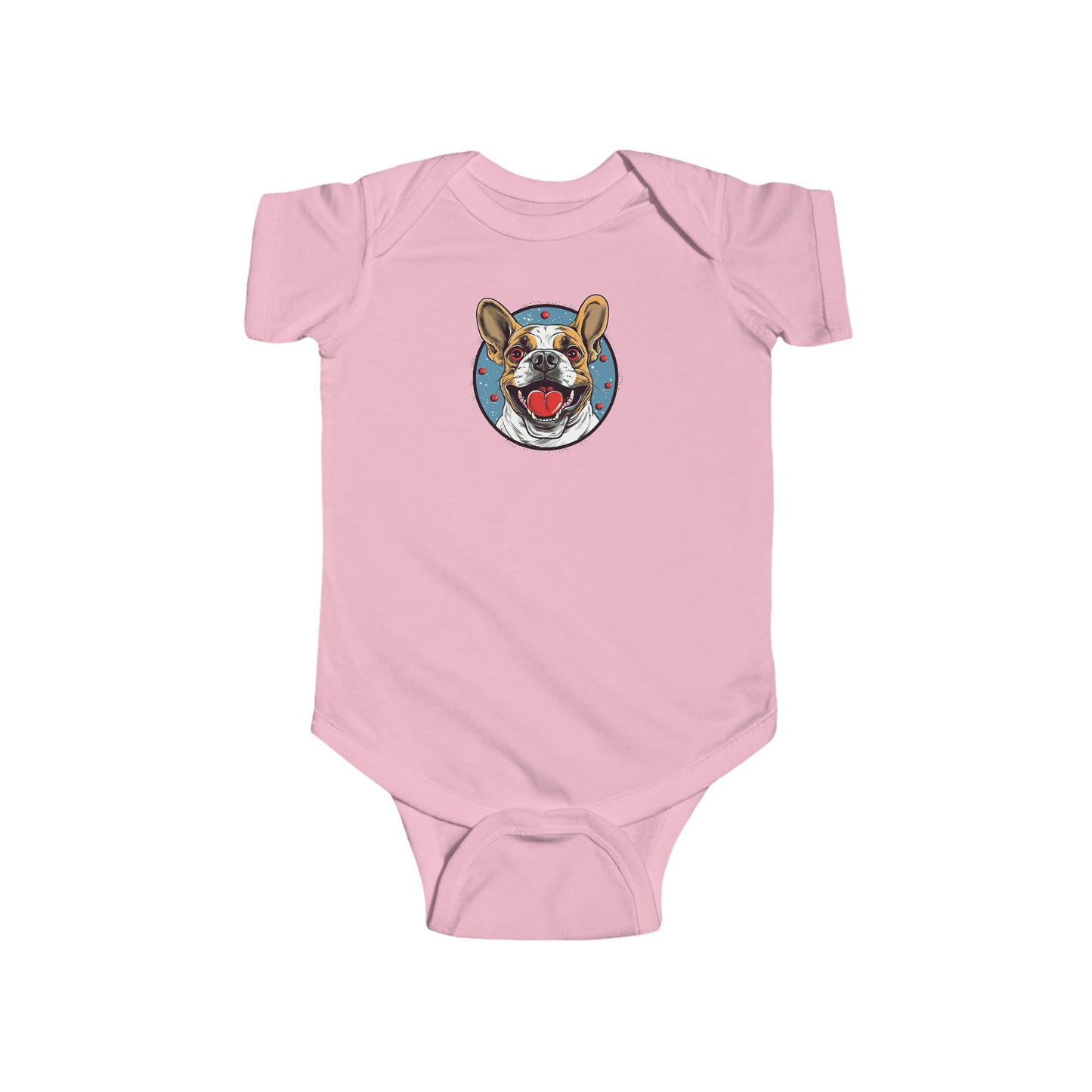 French Bulldog Infant Fine Jersey Bodysuit