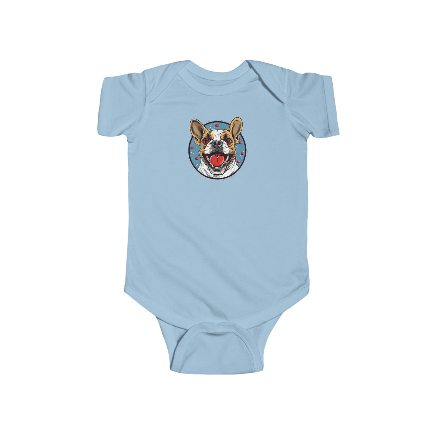 French Bulldog Infant Fine Jersey Bodysuit