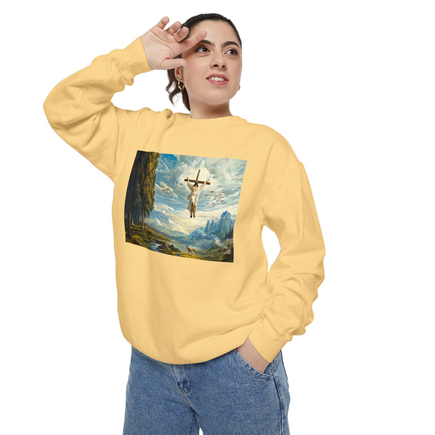 Oregon Salvation Unisex Garment-Dyed Sweatshirt