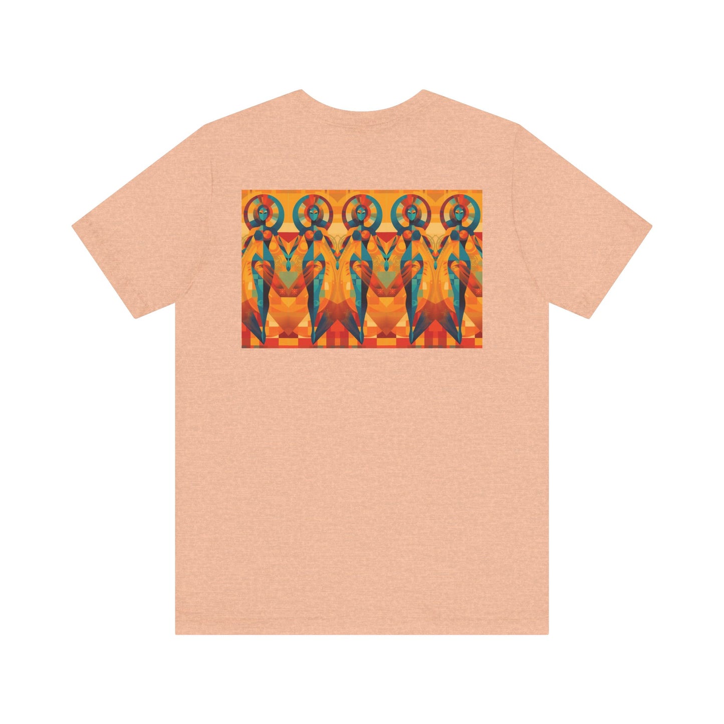 Tantric Cubists Back Unisex Jersey Short Sleeve Tee