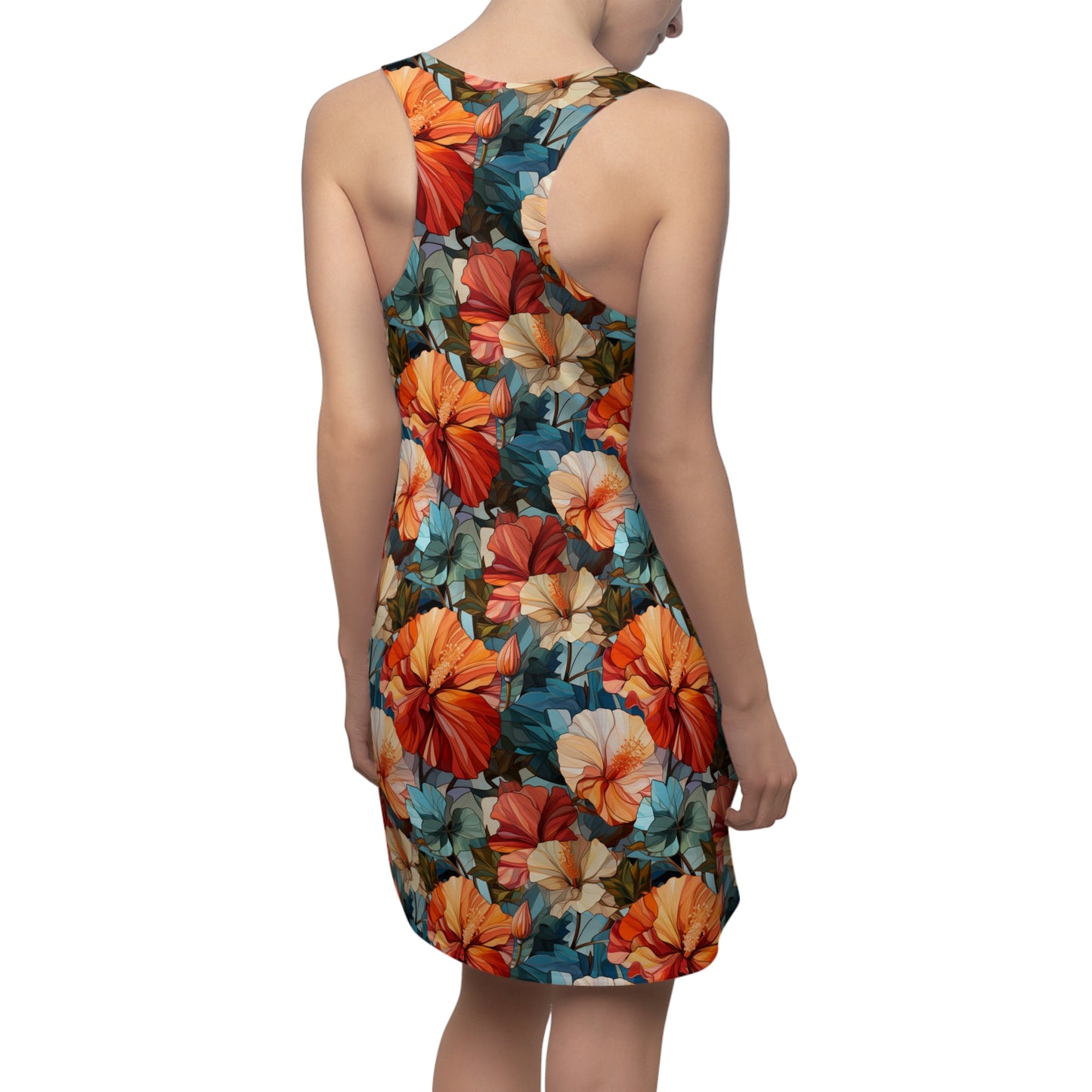 Women's Cut & Sew Racerback Dress (AOP)