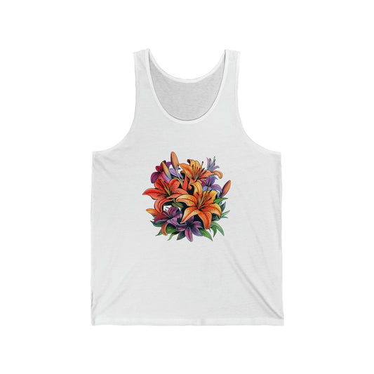 Lillies Unisex Jersey Tank