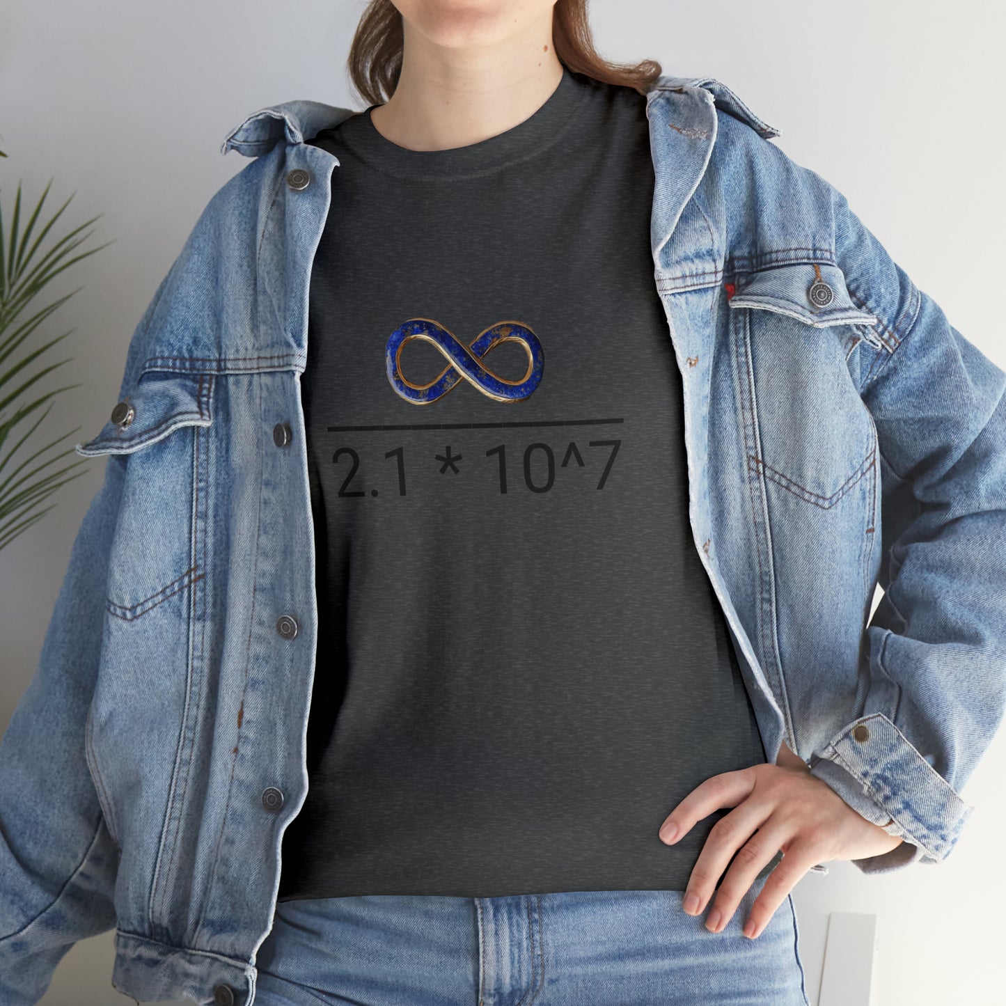 Pricing the Universe in Bitcoin Unisex Heavy Cotton Tee