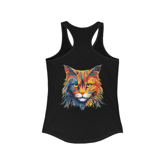 Maine Cat Women's Ideal Racerback Tank