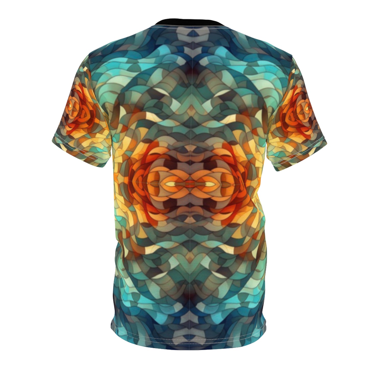 Geometric Kelp Unisex Cut & Sew Tee (AOP)