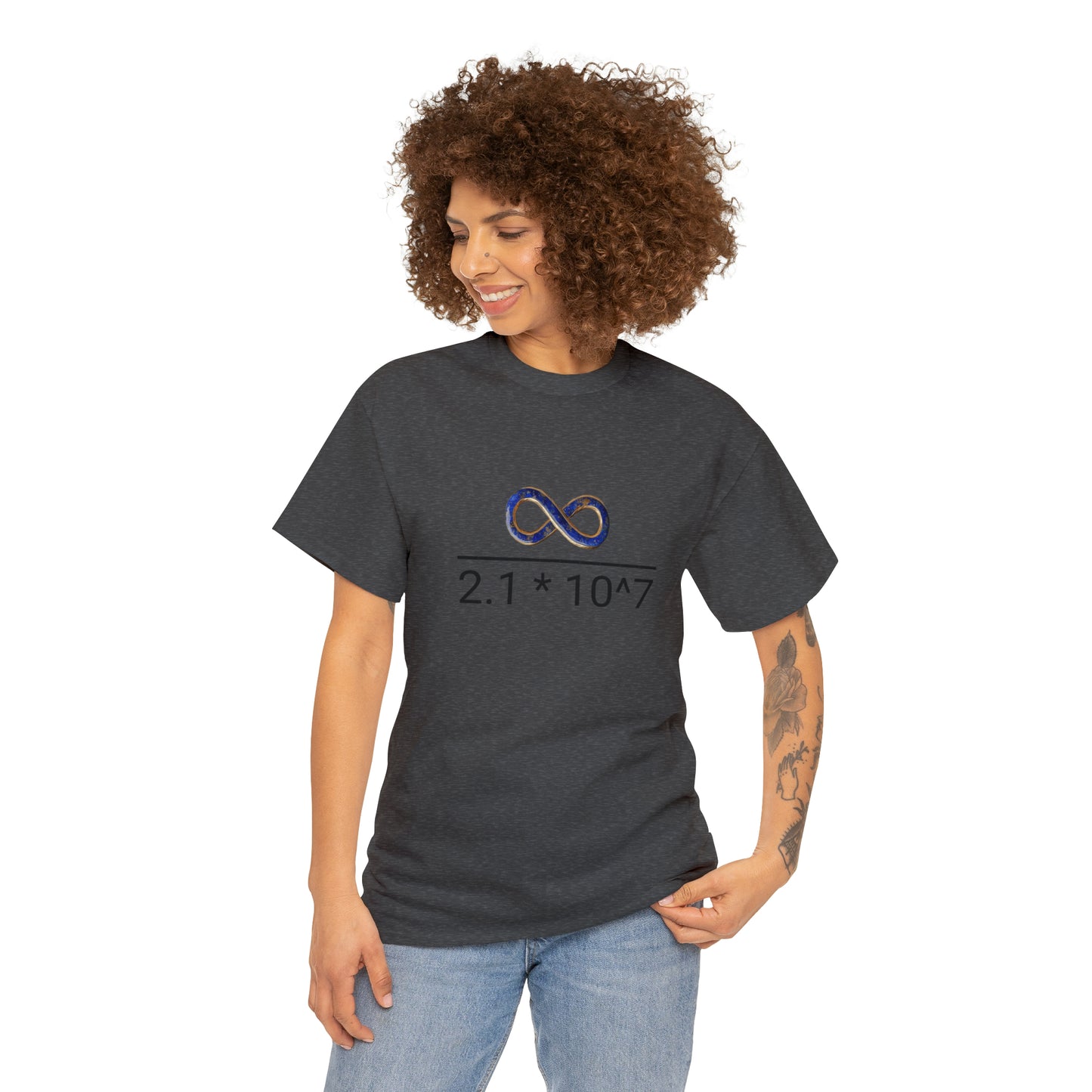 Pricing the Universe in Bitcoin Unisex Heavy Cotton Tee