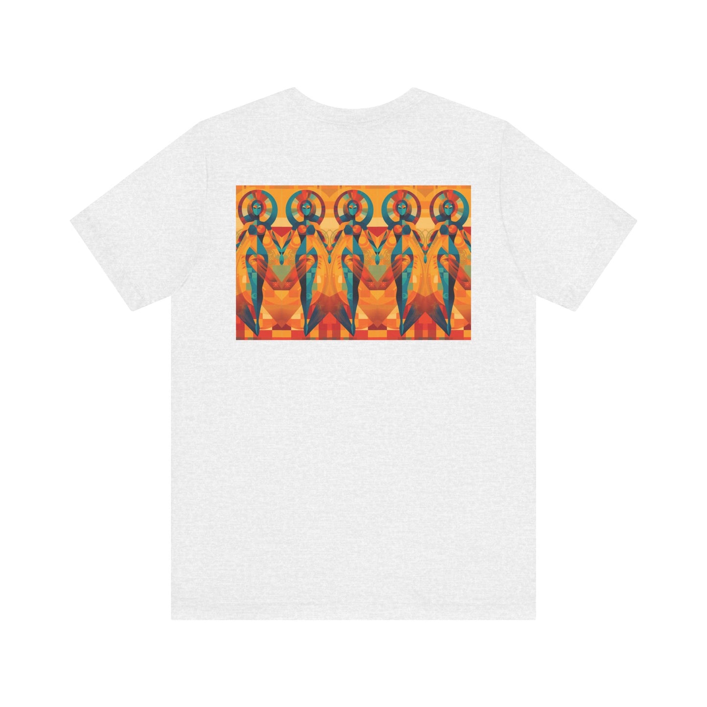 Tantric Cubists Back Unisex Jersey Short Sleeve Tee