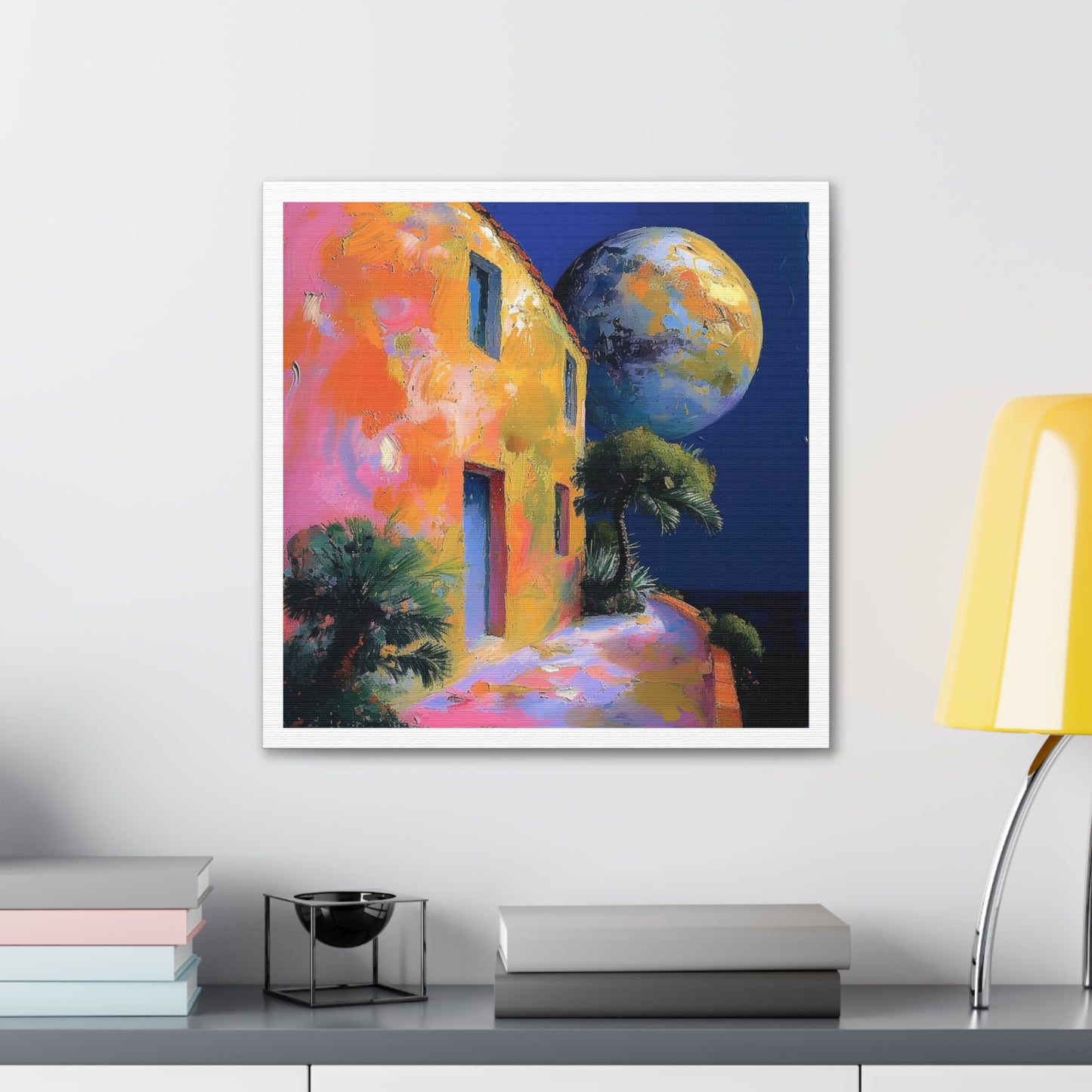 Planetary Home Canvas Wrap