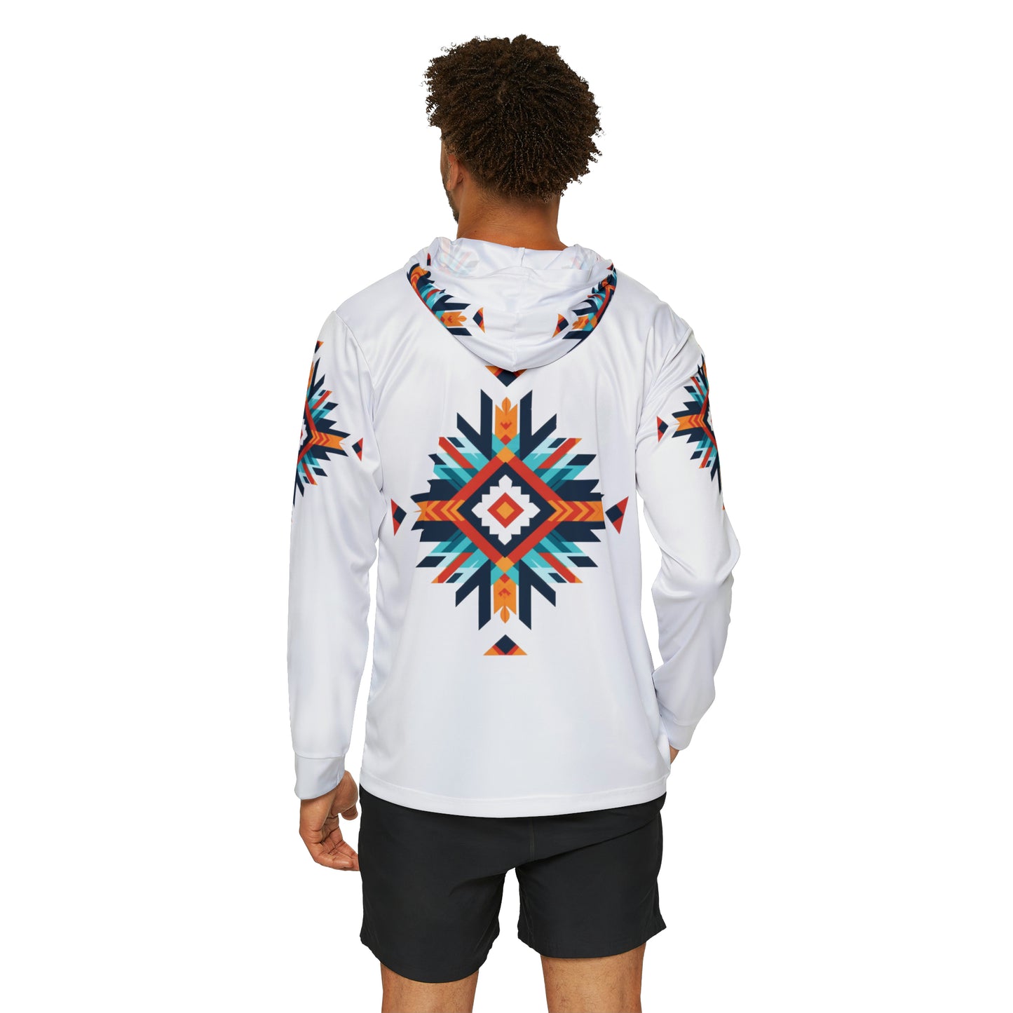 Navajo Men's Sports Warmup Hoodie (AOP)