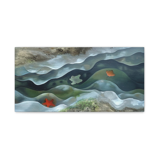 O’Keefe Style Tidepool Matte Canvas, Stretched, 1.25"