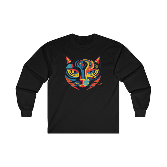 3rd Eye Cat Ultra Cotton Long Sleeve Tee