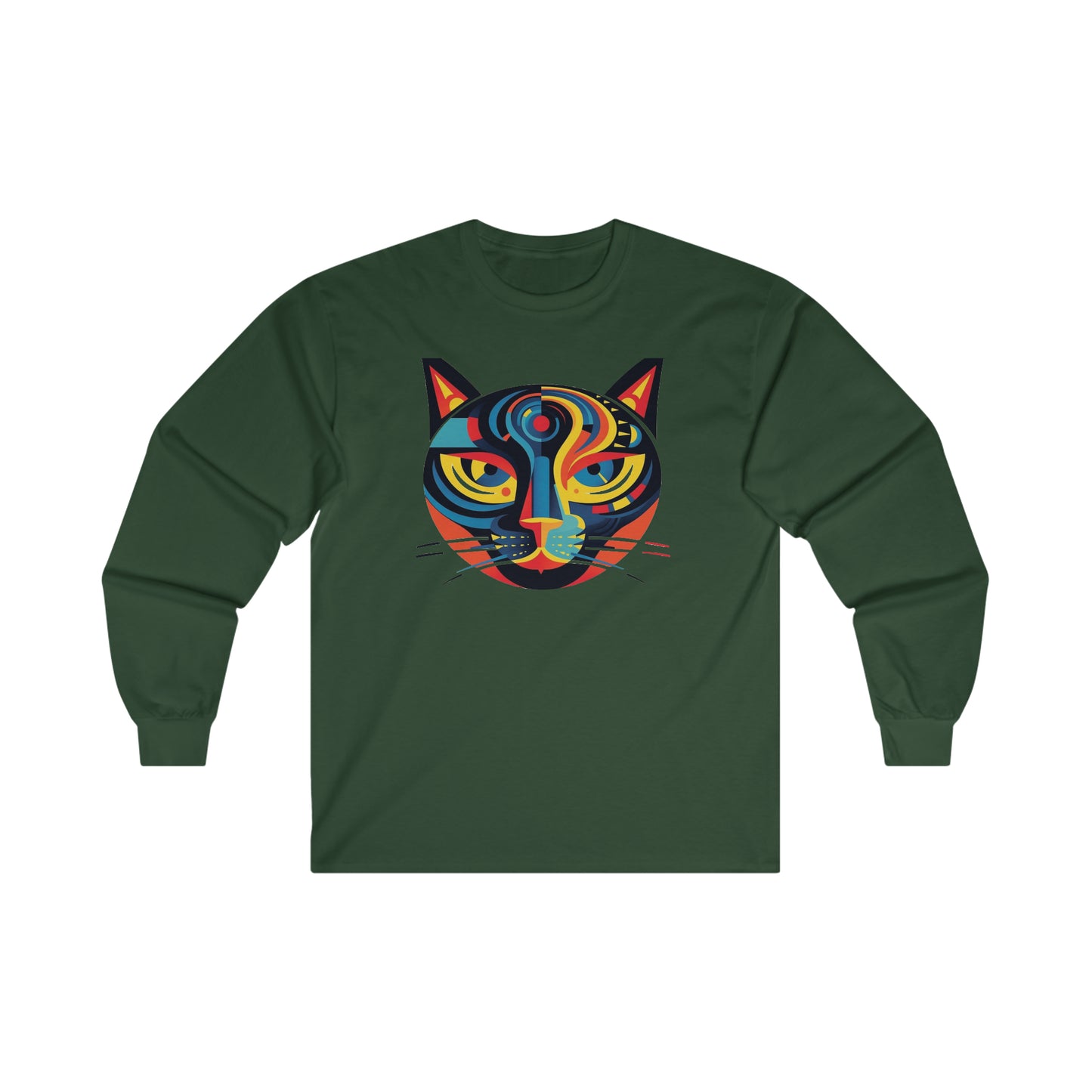 3rd Eye Cat Ultra Cotton Long Sleeve Tee