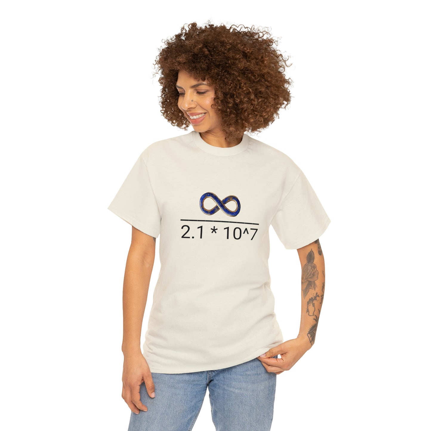 Pricing the Universe in Bitcoin Unisex Heavy Cotton Tee