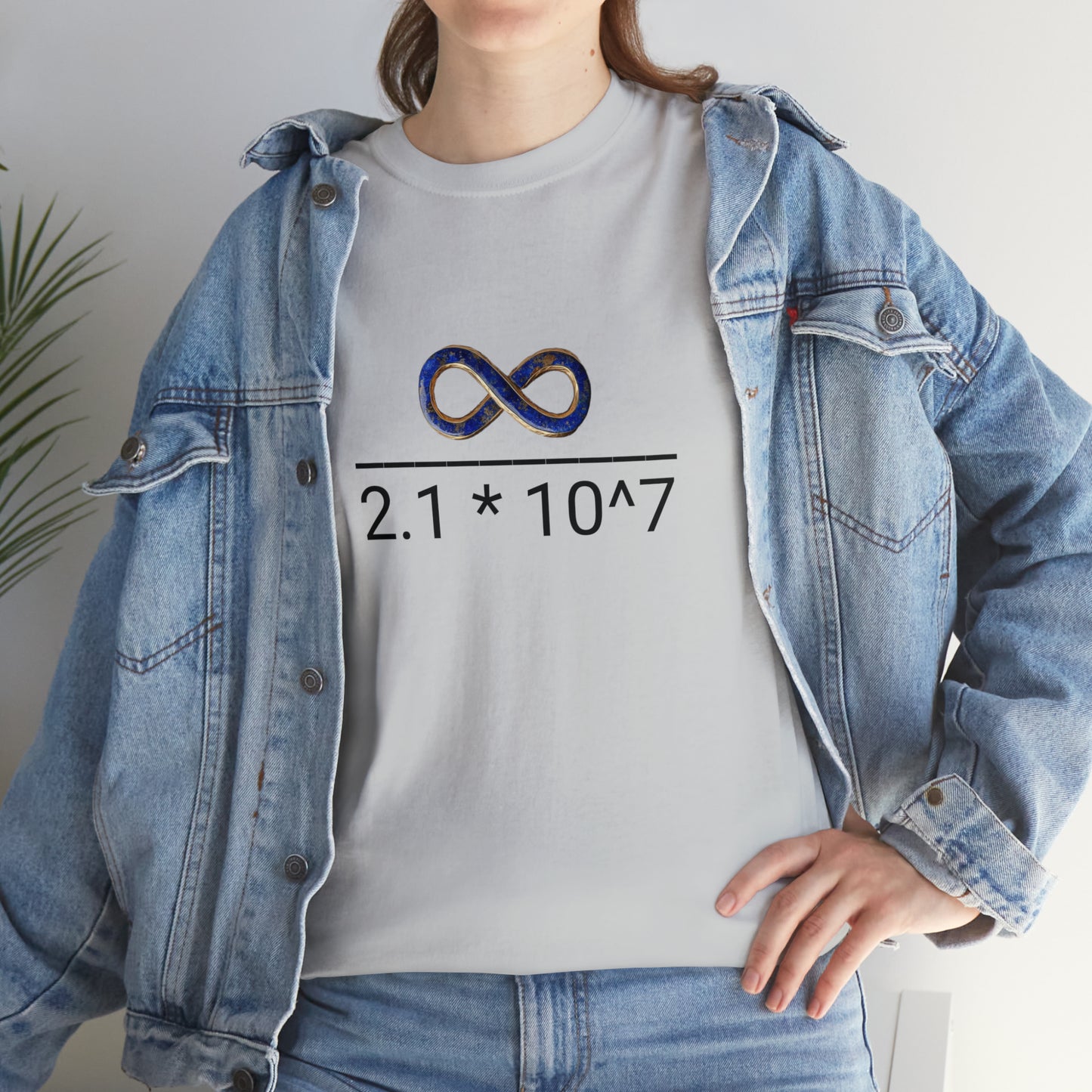 Pricing the Universe in Bitcoin Unisex Heavy Cotton Tee