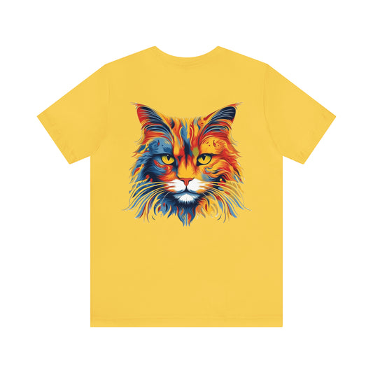 Maine Cat Vinci Unisex Jersey Short Sleeve Tee