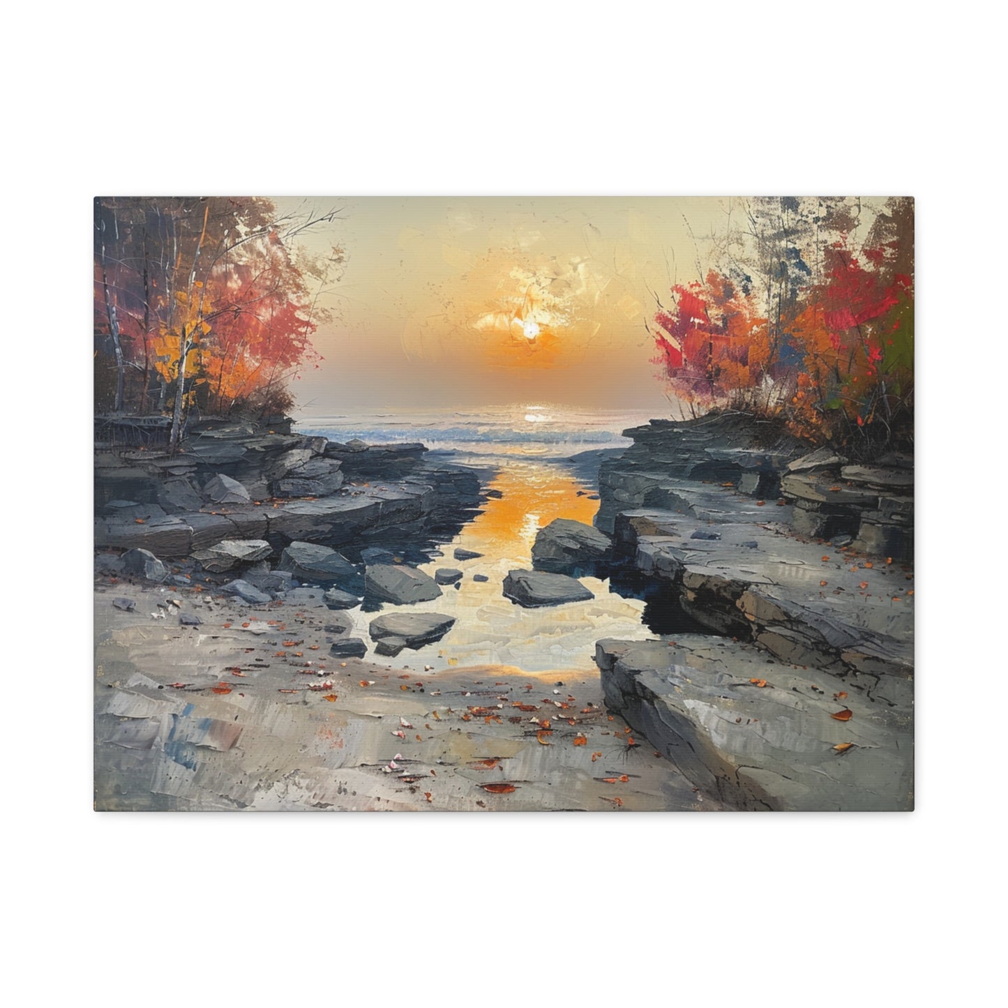 Autumn Sunrise Matte Canvas, Stretched, 1.25"