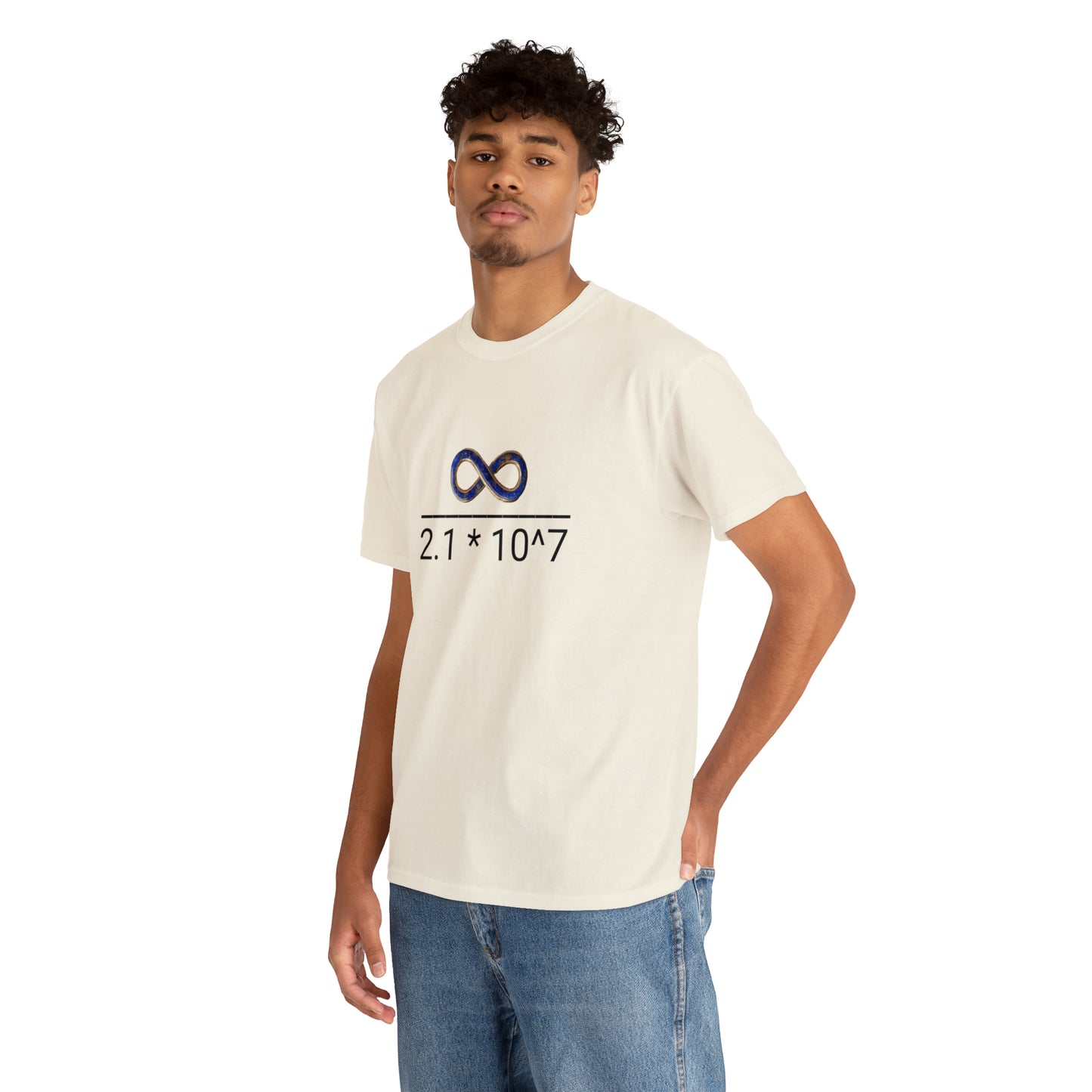 Pricing the Universe in Bitcoin Unisex Heavy Cotton Tee