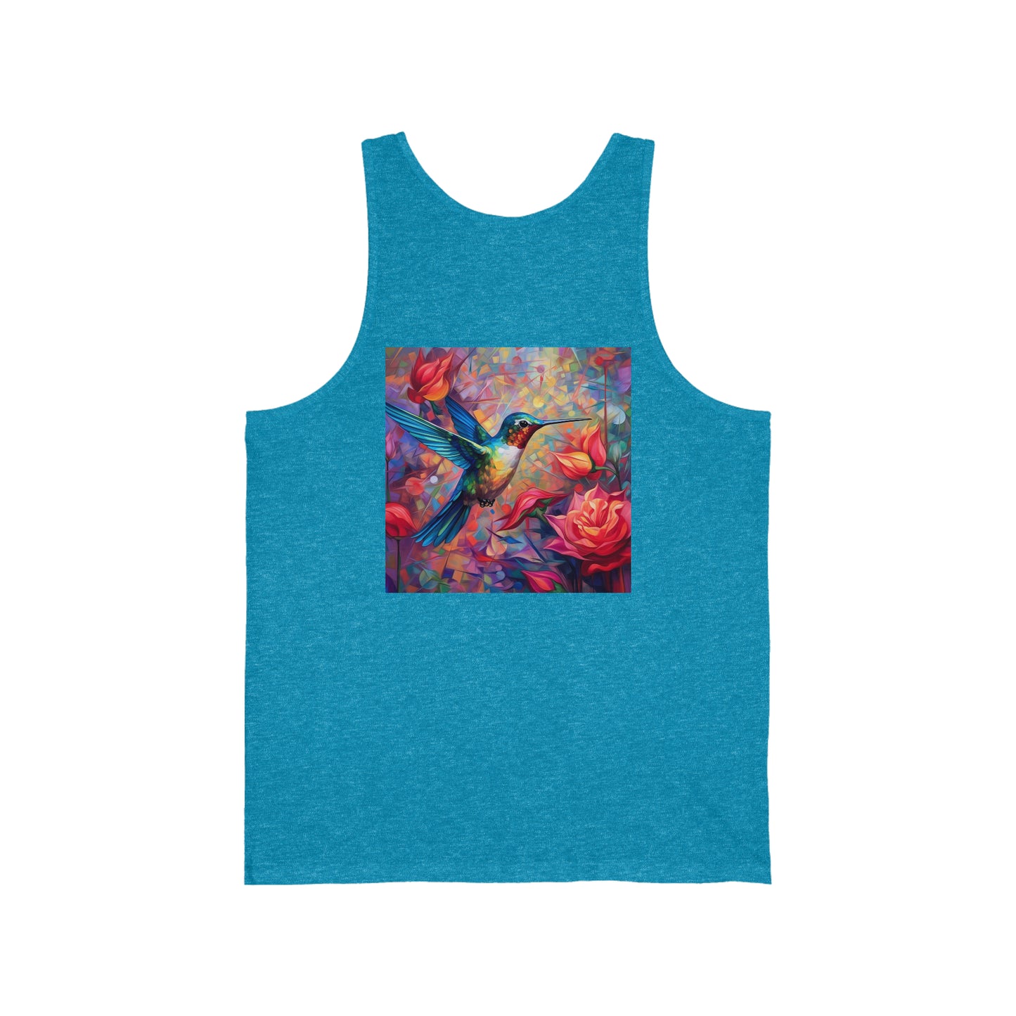 Hummingbird Unisex Jersey Tank Back