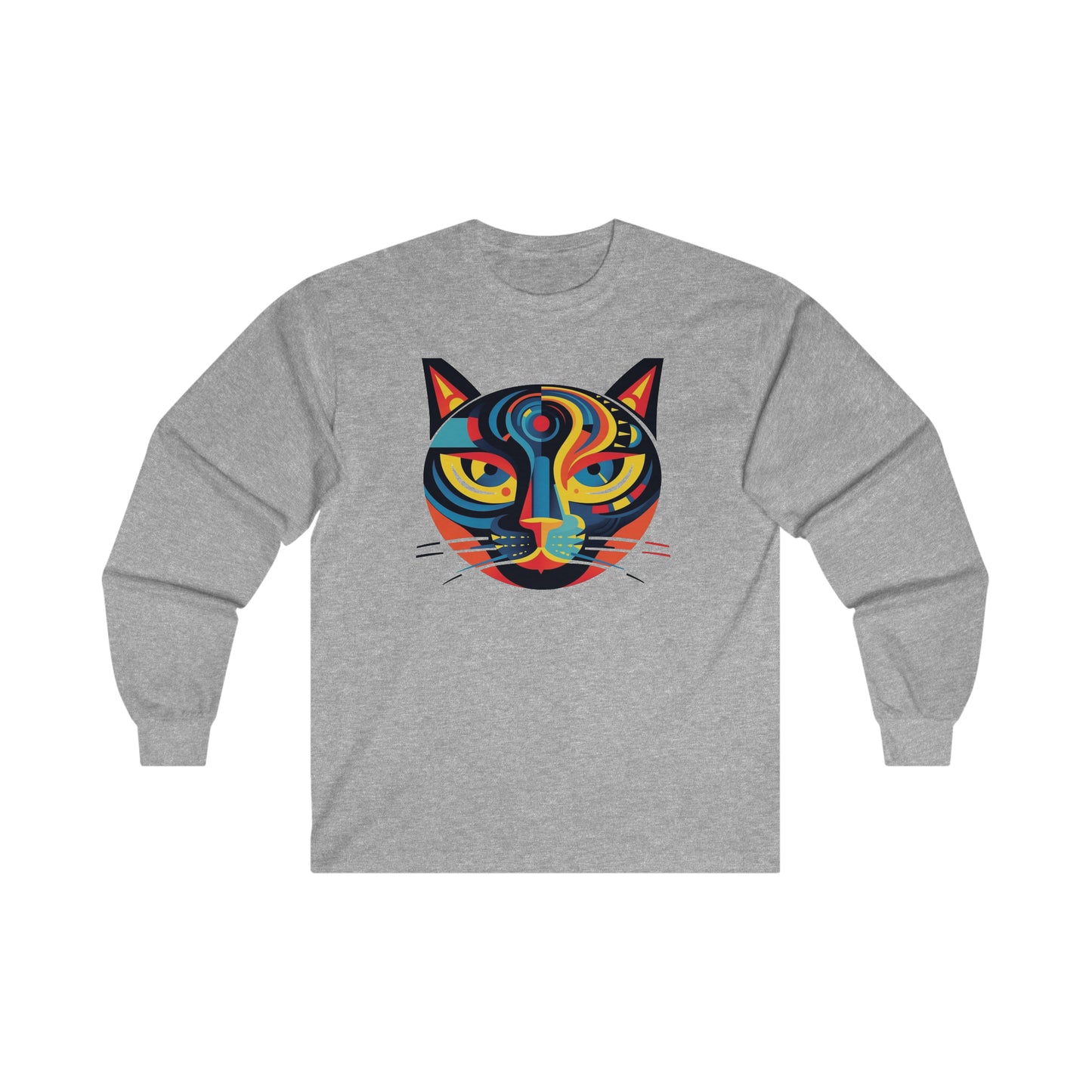 3rd Eye Cat Ultra Cotton Long Sleeve Tee