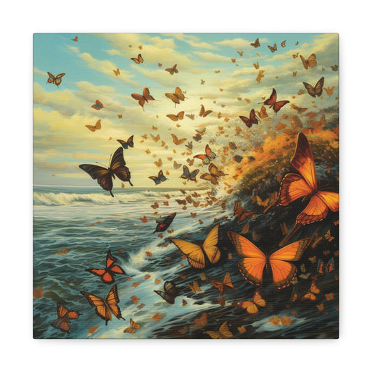 Coastal Butterflies Canvas Gallery Wraps
