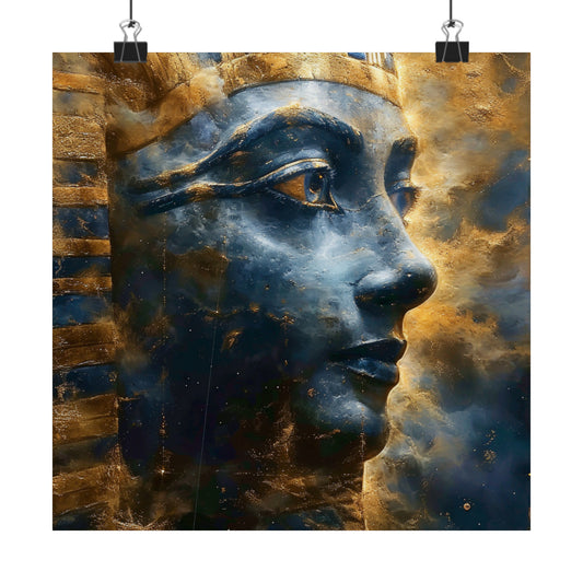 Blue Pharaoh Matte Horizontal Posters