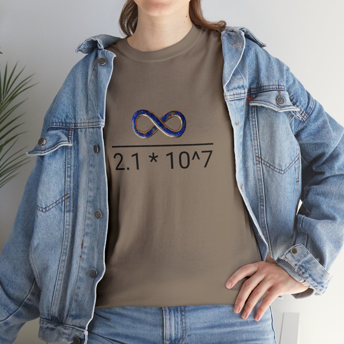 Pricing the Universe in Bitcoin Unisex Heavy Cotton Tee