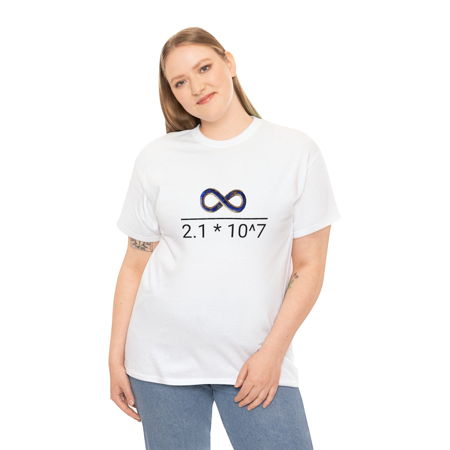 Pricing the Universe in Bitcoin Unisex Heavy Cotton Tee