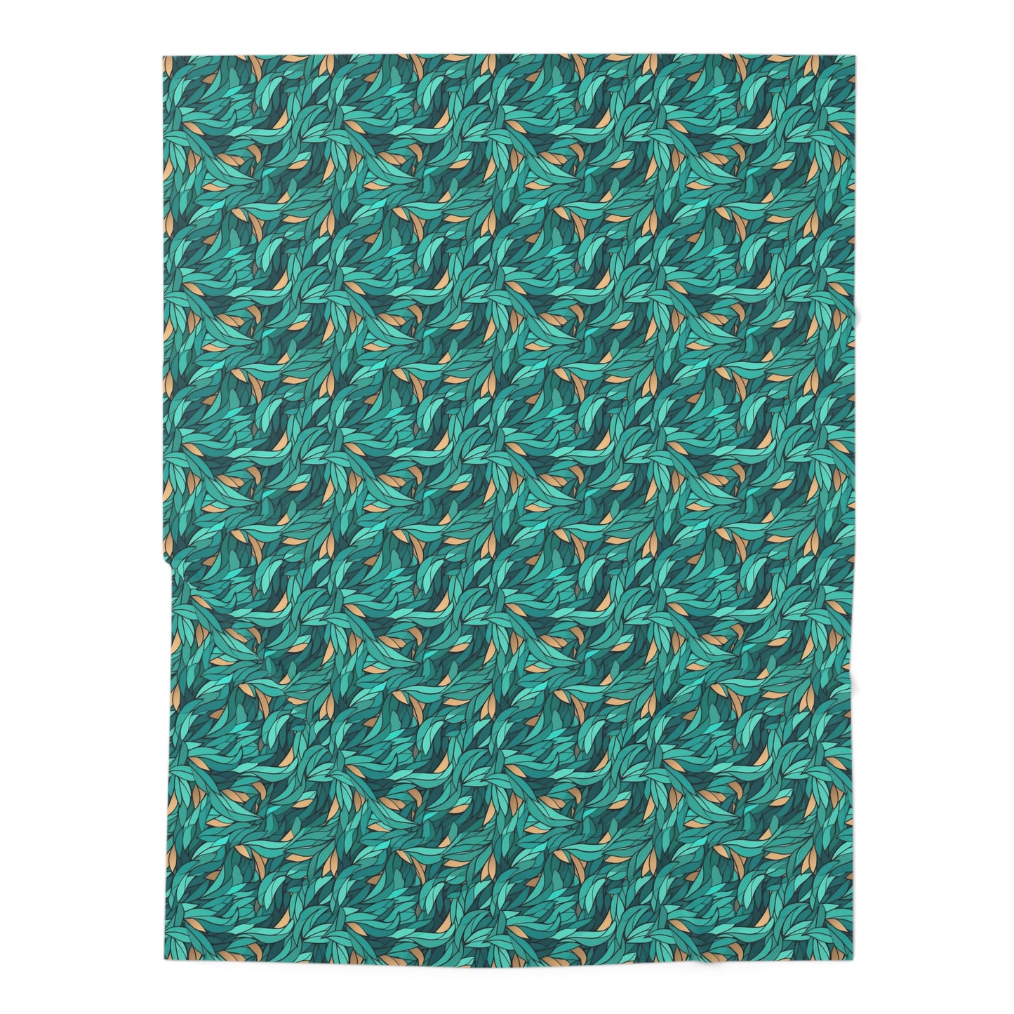 Kelp Swirls Baby Swaddle Blanket