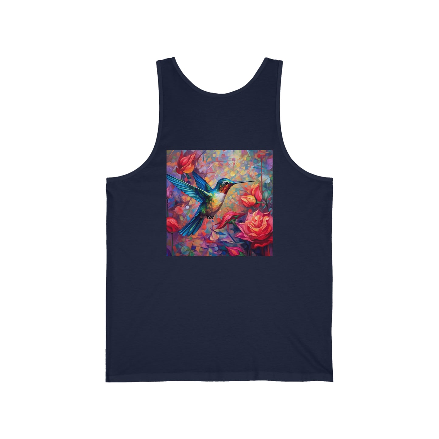 Hummingbird Unisex Jersey Tank Back