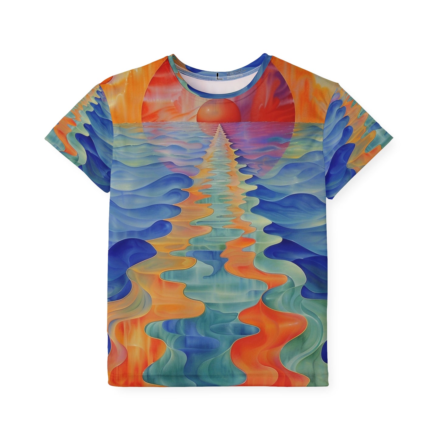 Sunrise Waves Kids Sports Jersey (AOP)