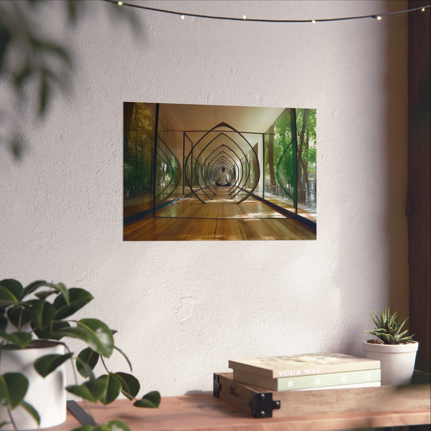 Mirror Meditation Matte Horizontal Posters