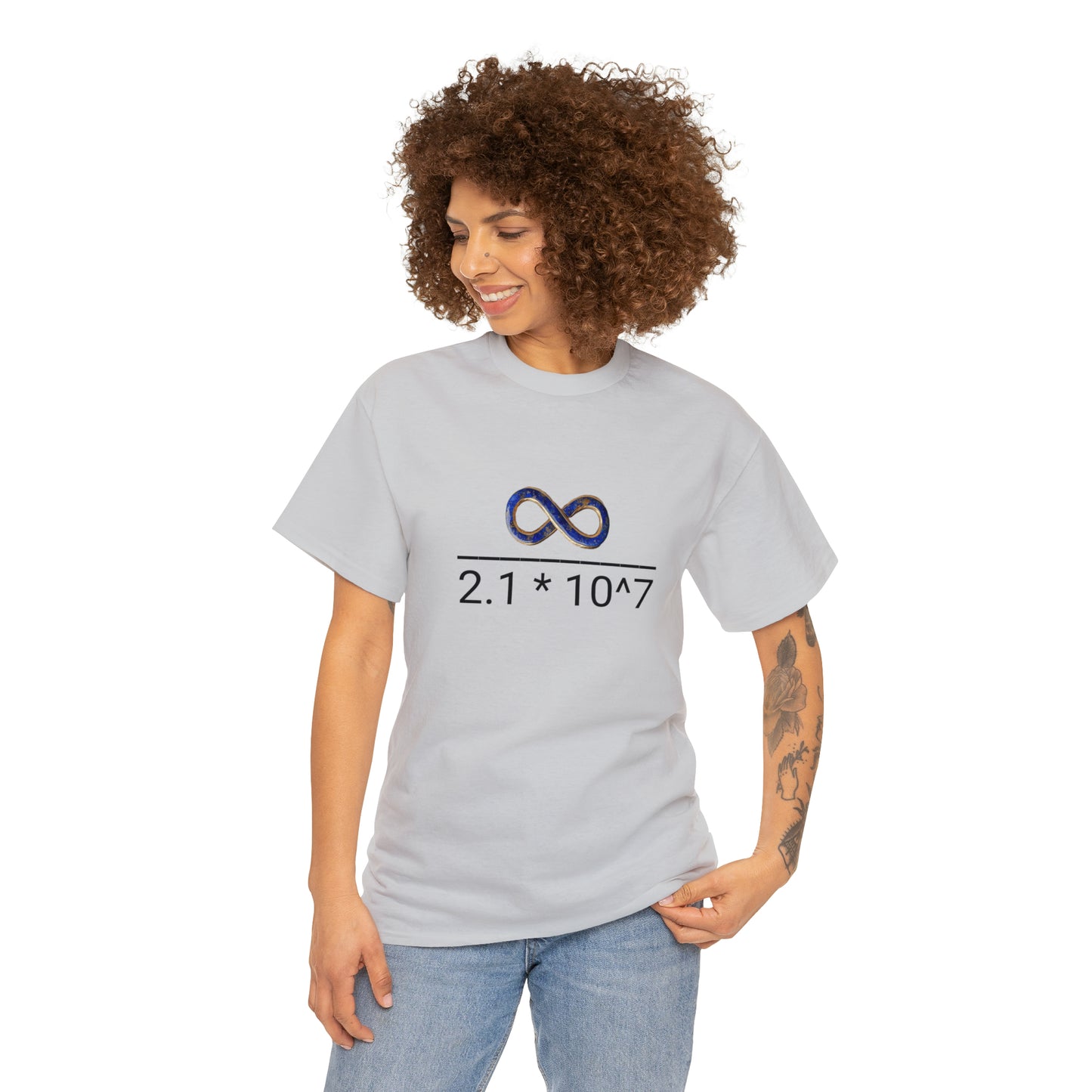 Pricing the Universe in Bitcoin Unisex Heavy Cotton Tee